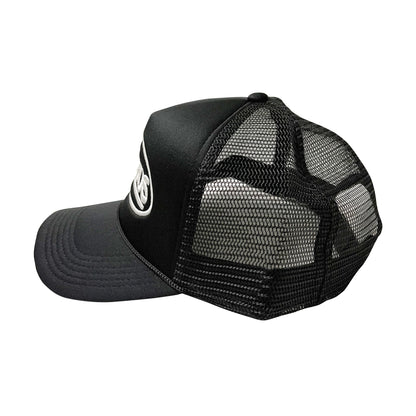 Envious black trucker hat