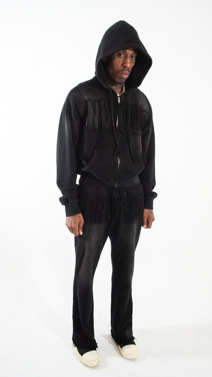 Envious Skull Zip Up (BLACKOUT) (Jacket)