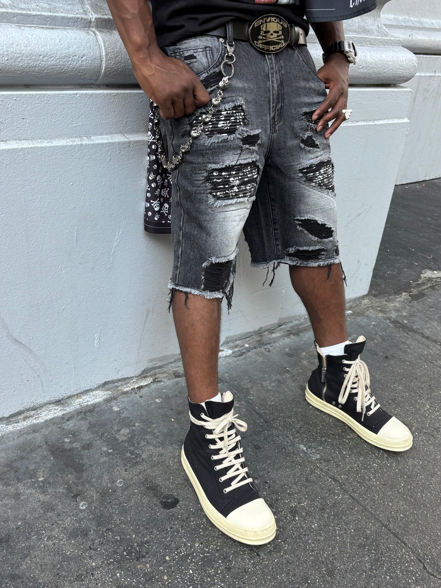 Skull head wallet chain