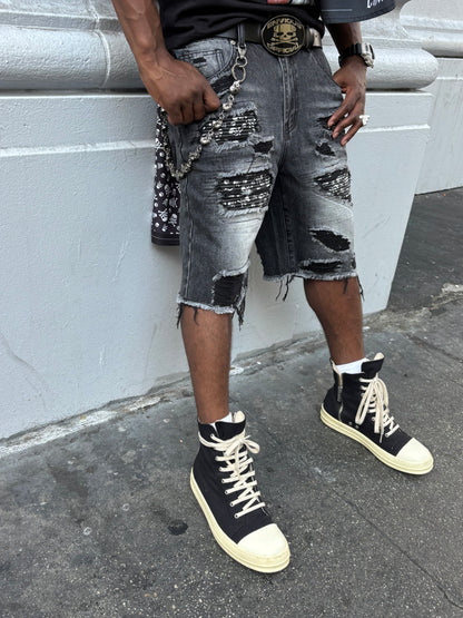Skull head wallet chain