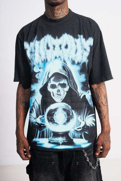 Skully Wizard Shirt(BLACK)