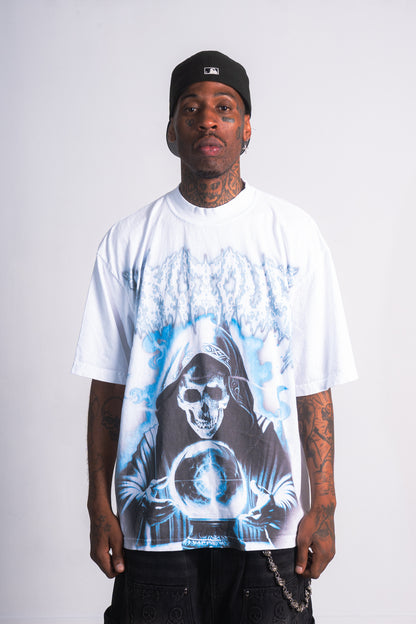 Skully Wizard Shirt(WHITE)