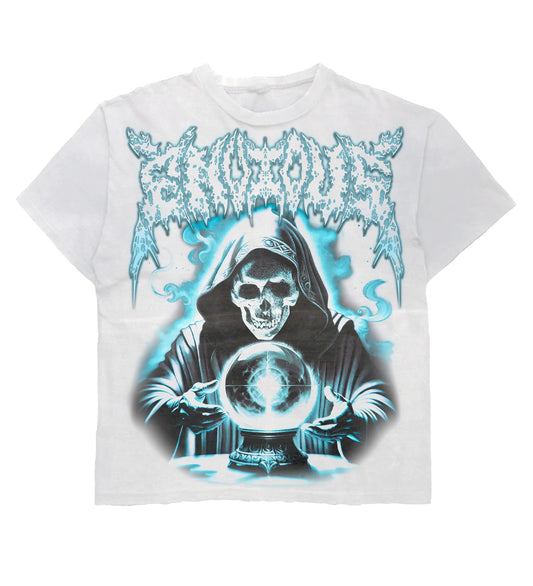 Skully Wizard Shirt(WHITE)