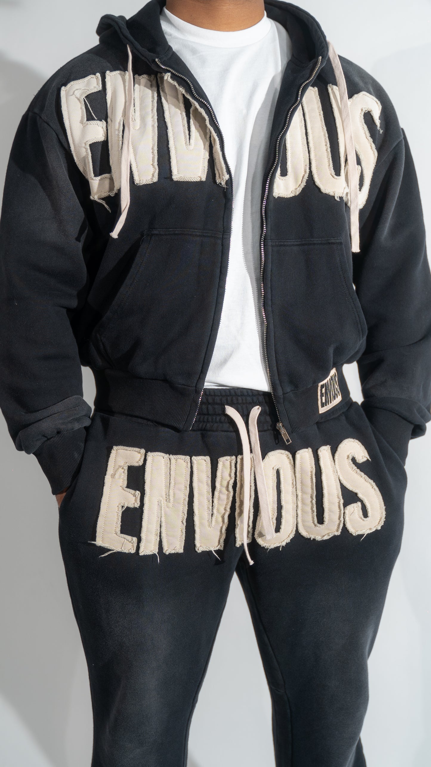 Envious Skull Zip Up + Flare Pants Set (Jacket + Pants)
