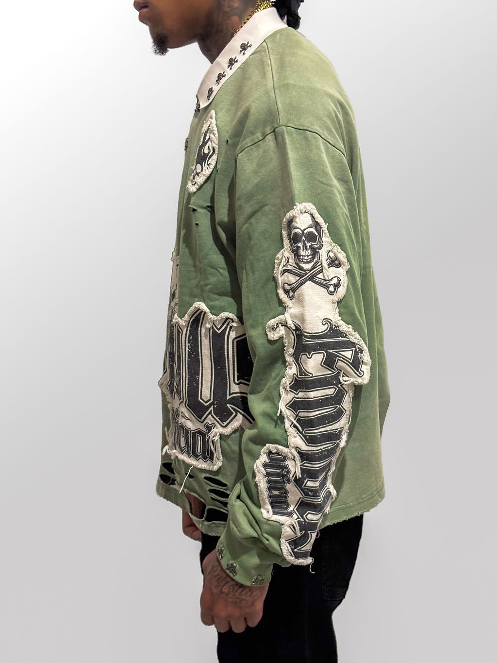 Bush Skully Button Up