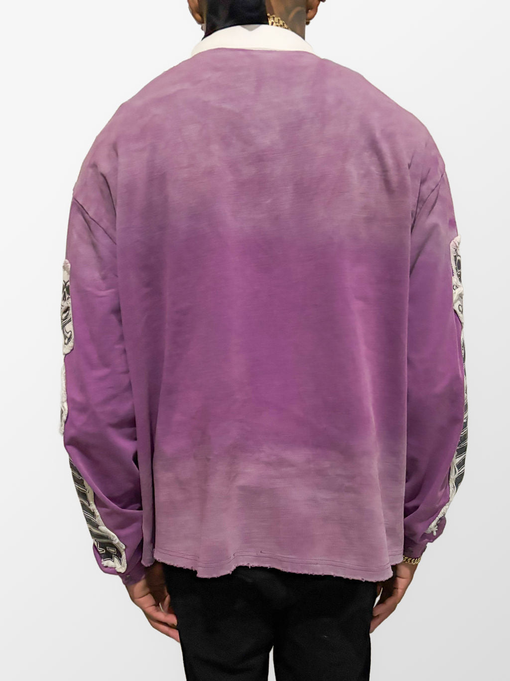 Purp Skully Button Up