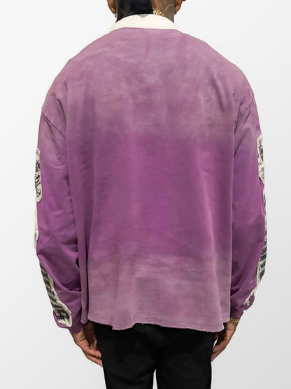 Purp Skully Button Up