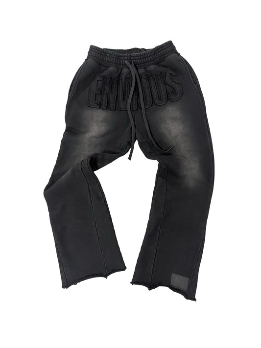 Envious Skull Stacked Pants (BLACKOUT) (Pants)